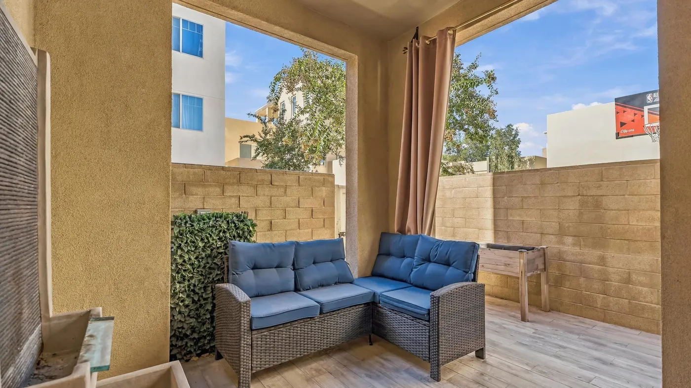 Private patio